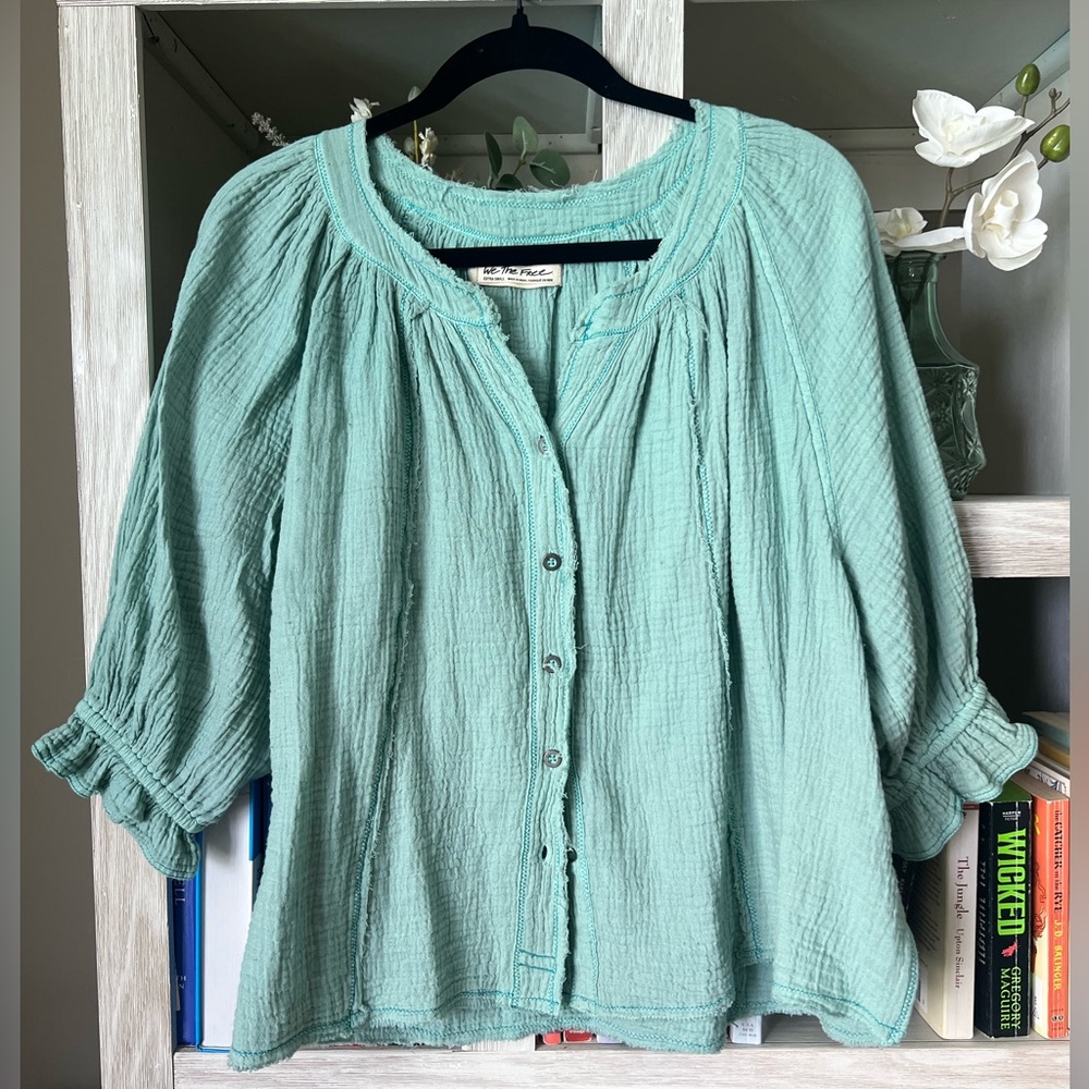 Free People Lucy Solid Swing Top